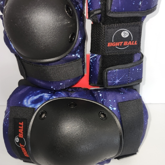 Eight Ball Multi-Sport Protective 3-Pack Knee & Elbow Pads Wrist Guards Ages 8+ - Picture 2 of 9